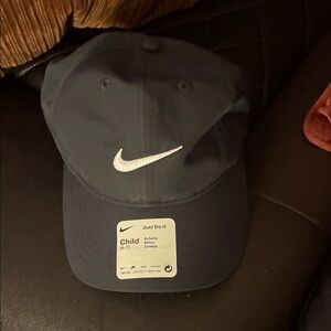Nike Dark Gray Cap with White Logo